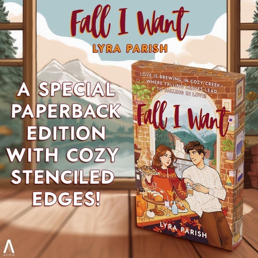 Brand New Fall I Want by Lyra Parish Special Edition Book With Detailed Edges